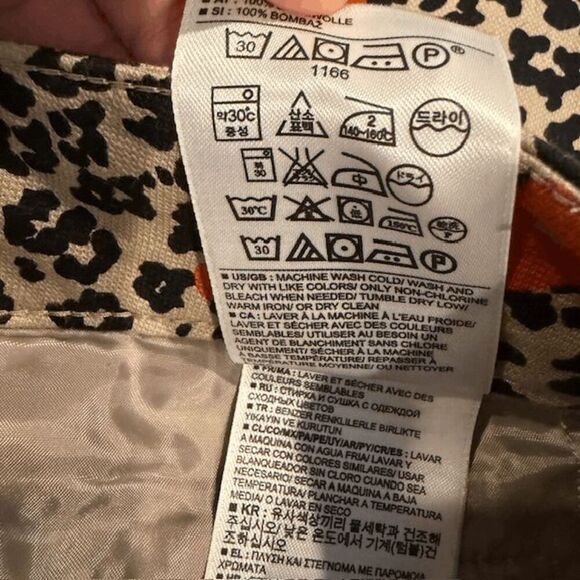 Banana Republic / Madison 2 PC Bundle Print Trouser Shorts Floral Paisley Size 4 - Picture 9 of 15